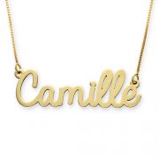 Camille 定做带自己名字的项链