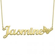 Jasmine 个性名字项链